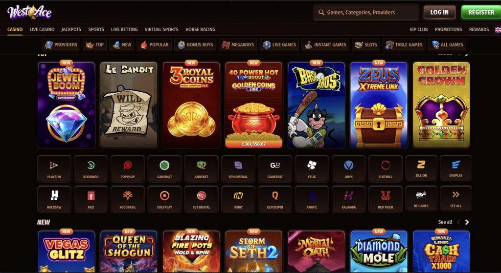 Brand New Credit Card Casino UK